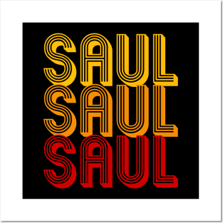 Saul - Retro Minimal Line Pattern Posters and Art